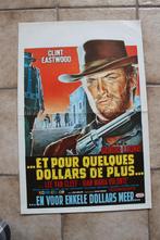 filmaffiche Clint Eastwood For A Few Dollars More filmposter, Enlèvement ou Envoi, Rectangulaire vertical, A1 jusqu'à A3, Comme neuf
