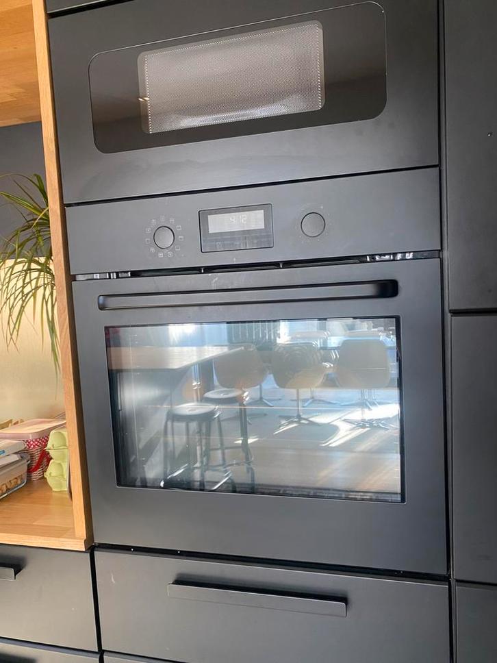 Four encastrable IKEA EFTERSMAK Noir Mat, Electroménager, Fours, Utilisé, Encastré, 45 à 60 cm, 45 à 60 cm, Air chaud, Enlèvement