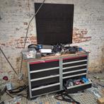 Werkbanken en kasten te koop. Moet snel weg incl wand., Doe-het-zelf en Bouw, Ophalen