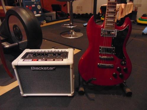Gitaar SG Cool  + Versterker Blackstar ID:Core V3 Stereo 10, Muziek en Instrumenten, Overige Muziek en Instrumenten, Nieuw, Ophalen
