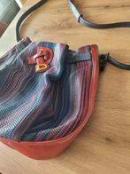 Delvaux veelkleurige geweven leren tas, Handtassen en Accessoires, Tassen | Damestassen, Ophalen, Gebruikt, Rood, Schoudertasje