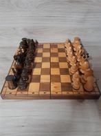 Schaak set hout - s3034, Verzenden, Zo goed als nieuw