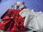 Robe, tablier et chemisier Dirndl pour enfants taille 86 Cou, Enfants & Bébés, Enlèvement ou Envoi, Comme neuf, Fille, Ensemble