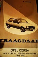 Opel Corsa Questionnaire essence 1982-85, Enlèvement ou Envoi