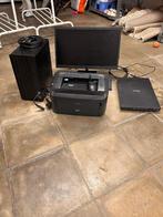 PC (tour et écran) + imprimante + scanner, HDD, Avec carte vidéo, Comme neuf, Enlèvement