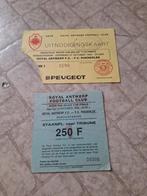 Antwerp, 2 tickets BVB 1992, Verzamelen, Ophalen of Verzenden