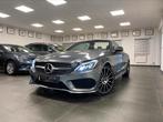 MERCEDES C200 CABRIOLET AMG 2018 »80000km 1MAIN/FULL/CARNET, Autos, Argent ou Gris, Entreprise, Alcantara, Noir