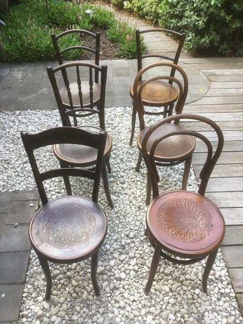 Antieke bistro stoelen, Antiek en Kunst, Antiek | Meubels | Stoelen en Sofa's, Ophalen