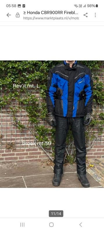 Motorkleding te koop beschikbaar voor biedingen