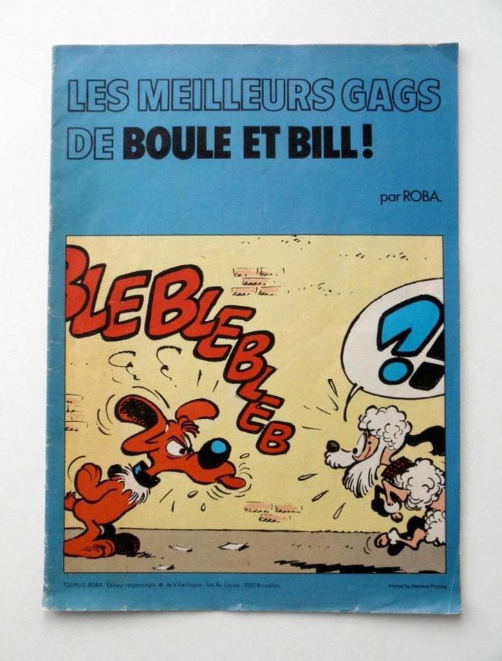EO 1976 Chevron - Les meilleurs Gags de Boule et Bill - Roba, Livres, BD, Utilisé, Une BD, Enlèvement