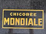 Chicoree mondiale 1927 blik bord / blikken bordje, Enlèvement ou Envoi, Utilisé