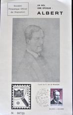 GROTE KAART- KONING ALBERT I, Postzegels en Munten, Ophalen of Verzenden, Gestempeld, Koningshuis