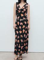 Jurk met bloemenprint roze bloemen one size, Ophalen of Verzenden, Nieuw, Maat 38/40 (M), Zwart