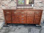 Massief eikenhout dressoir 220X94X45cm, Ophalen, Eikenhout