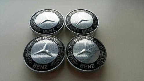 Mercedes wieldoppen voor replica velgen Ø 60 mm, Auto diversen, Wieldoppen, Nieuw, Ophalen of Verzenden