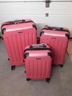 Roze Traveleo kofferset, Handtassen en Accessoires, Koffers, Nieuw, Ophalen