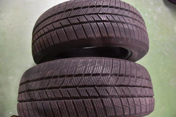 4 pneus hiver, Auto-onderdelen, Banden en Velgen, Band(en), Winterbanden, 16 inch, 205 mm, Personenwagen, Gebruikt, Ophalen