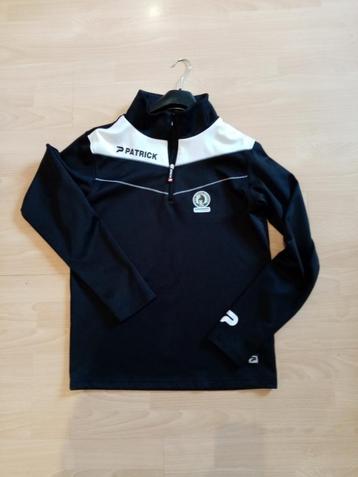 Zwarte (voetbal) polosweater - maat M - merk Patrick beschikbaar voor biedingen
