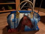 Sporttas paarden De Kunstboer, Ophalen, Gebruikt, Blauw, 40 tot 50 cm