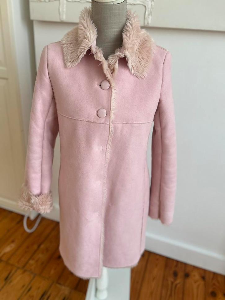 RIVER WOODS - maat S  zachtrose met pelsje, Kleding | Dames, Jassen | Winter, Gedragen, Ophalen of Verzenden