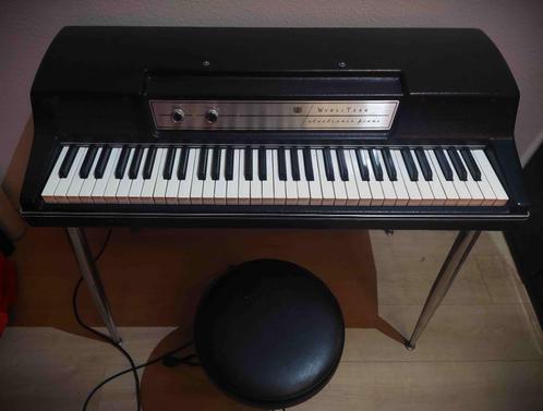 Wurlitzer 200A elektrische piano, Muziek en Instrumenten, Piano's, Gebruikt, Piano, Zwart, Hoogglans, Ophalen