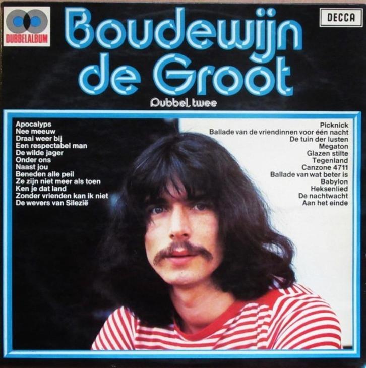BOUDEWIJN DE GROOT - Dubbel, Twee ( 2xLP Nederpop 1973 ), Cd's en Dvd's, Vinyl | Nederlandstalig, Pop, Ophalen of Verzenden