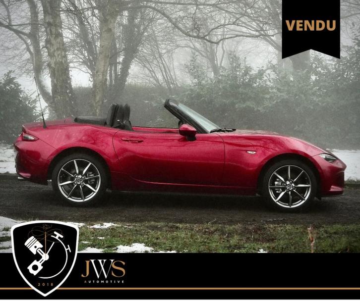 MX-5 2.0i 184  ** VENDU **, Autos, Mazda, Entreprise, Achat, MX-5, ABS, Caméra de recul, Airbags, Air conditionné, Android Auto