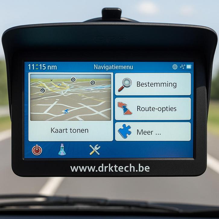7' inch Auto, Mobilhome GPS Navigatie Campercontact Europa., Caravans en Kamperen, Caravanaccessoires, Nieuw, Ophalen of Verzenden