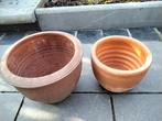 2 bloempotten, Tuin en Terras, Bloempotten, Ophalen, Gebruikt