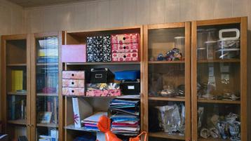 2 Boekenkasten Ikea Billy, Huis en Inrichting, Kasten | Boekenkasten, Ophalen, Gebruikt, Grenenhout, Met deur(en)