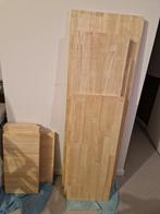 Rubberwood plank diverse afmetingen beschikbaar, Doe-het-zelf en Bouw, Hout en Planken, Ophalen, 25 tot 50 mm, Nieuw, Plank