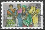 Zambia 1994 - Yvert 602 - Werkende vrouwen (ST), Timbres & Monnaies, Timbres | Afrique, Zambie, Affranchi, Envoi
