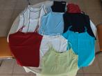 9 topjes maat large Verschillende kleuren Zie foto, Kleding | Dames, Topjes, Ophalen of Verzenden, Zo goed als nieuw, Maat 42/44 (L)