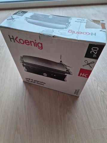 Nieuw! hkoenig grill & plancha gr20 2000w