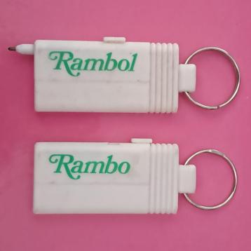 RAMBOL sleutelhangers (2) beschikbaar voor biedingen