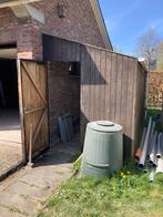 GRATIS af te breken in DE PINTE: HOUTEN TUINBERGING, Doe-het-zelf en Bouw, Ophalen, Gebruikt, Hout, Minder dan 20 mm