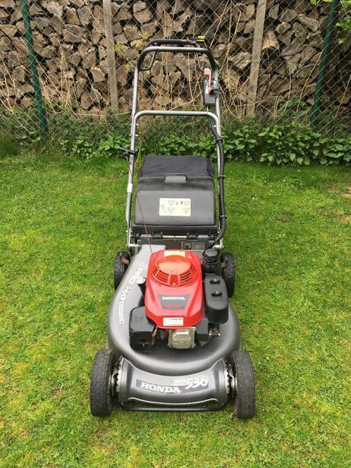 Tondeuse Honda HRH 536, Tuin en Terras, Grasmaaiers, Gebruikt, Benzine-grasmaaier, 50 cm of meer, Opvangzak, Opvangbak, Versnellingen