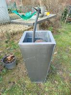 Grote metalen pot voor bloemen of bomen, Tuin en Terras, Ophalen of Verzenden, Metaal