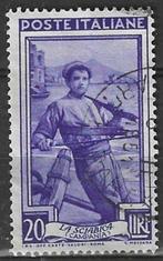 Italie 1950 - Yvert 580 - Italie aan 't werk - 20 l. (ST), Timbres & Monnaies, Timbres | Europe | Italie, Envoi, Affranchi