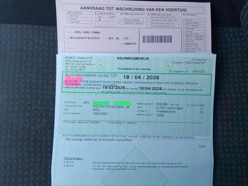 Opel Combo lichte vracht Gekeurd voor verkoop, Auto's, Bestelwagens en Lichte vracht, Opel, Diesel, Handgeschakeld, Ophalen