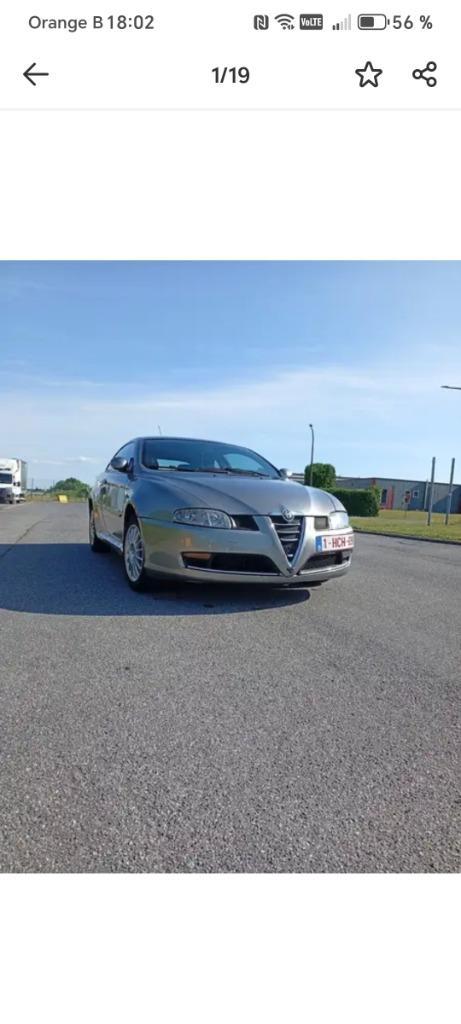 Alfa romeo gt, Auto's, Alfa Romeo, Bedrijf, GT, ABS, Airbags, Airconditioning, Android Auto, Bluetooth, Bochtverlichting, Boordcomputer