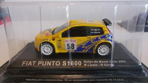 FIAT PUNTO S 1600.LIGATO M-CARLO 03.IXO 1/43 NEW SCELLEE, Hobby & Loisirs créatifs, Voitures miniatures | 1:43, Neuf, Voiture