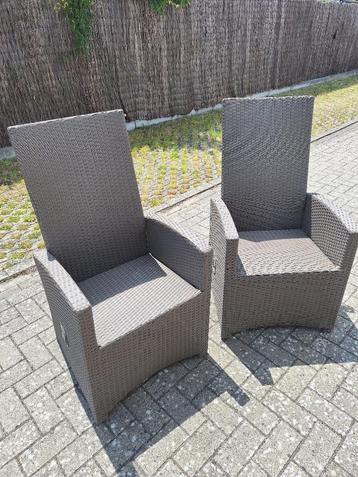 Lounge stoelen - Kleur beige beschikbaar voor biedingen