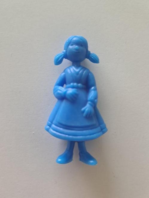 Vintage Esso Figuurtje - Annemieke/Rozemieke - Hergé - Blauw, Verzamelen, Stripfiguren, Zo goed als nieuw, Beeldje of Figuurtje