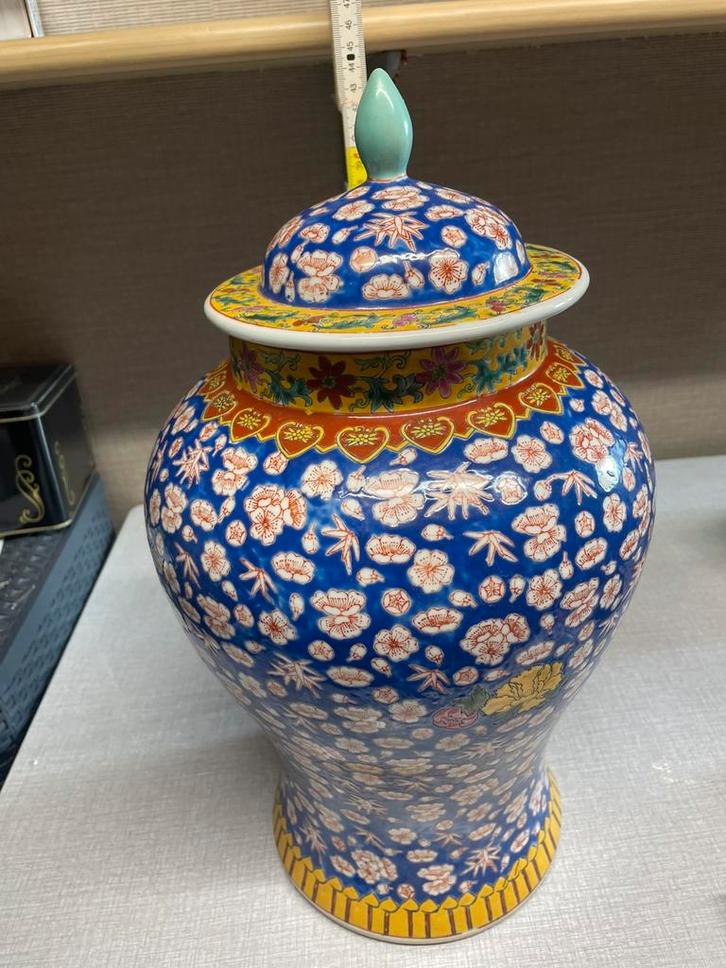 Vase à couvercle chinois, Antiquités & Art, Antiquités | Vases, Enlèvement