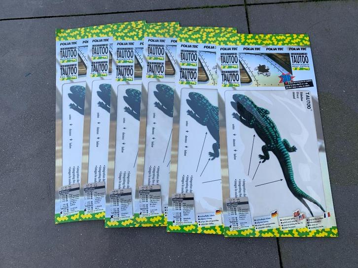 Ensemble d'autocollants FOLIATEC en forme de lézard., Collections, Autocollants, Neuf, Voiture ou Moto, Enlèvement ou Envoi