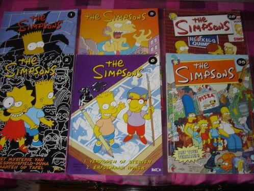 Strips (6 ) The Simpsons nrs 1, 2, 5, 6, 28, 35 prima staat, Livres, BD, Comme neuf, Plusieurs BD, Envoi