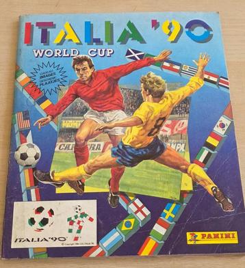 Panini+WC 90+Maradona+Italia 90+Album Panini  beschikbaar voor biedingen