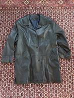Lederen damesjas, Maat 42/44 (L), Gedragen, Groen, Ophalen