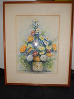 SCHILDERIJ MET BLOEMEN, Antiek en Kunst, Ophalen of Verzenden